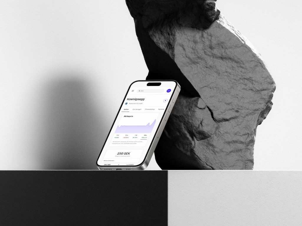 Accumeo on phone and laptop: company view, prices and order book in a clean product mockup.